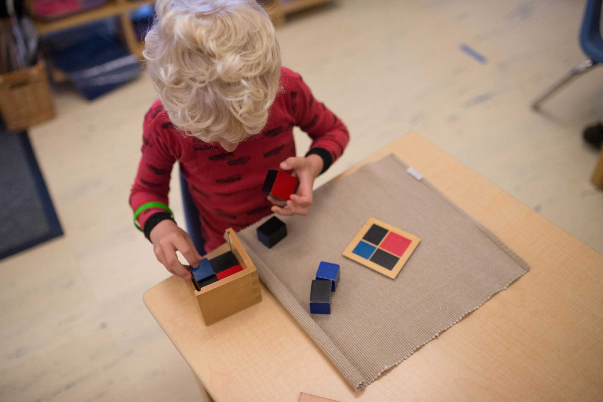 Children's House Montessori Binomial Cube